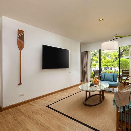 Outrigger Khao Lak Beach Resort - Sha Extra Plus Exterior photo Living room of a two-bedroom villa